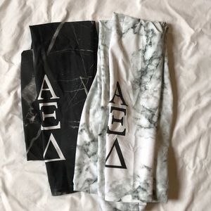 2 pairs of ΑΞΔ leggings